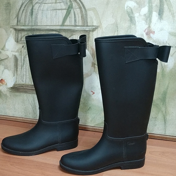 Adriana New York Shoes - Adriana black rain boots ☔🌦️